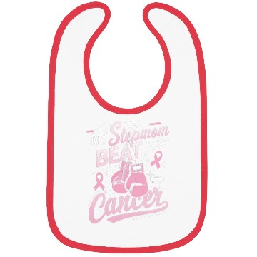 Discover My Stepmom Beat Cancer Breast Cancer Awareness Bibs