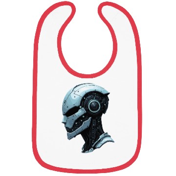 Discover Cybernetic Futuristic Robot Head Bibs