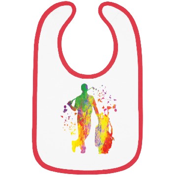 Discover Golfer Colorsplash Kids Miniature Golf Bibs