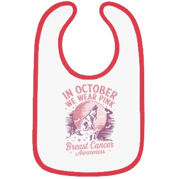 Discover Breast Cancer Design - Wolf Bibs