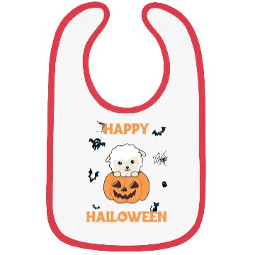 Discover Sheep In Pumpkin Cute Sheep Happy Halloween Bibs