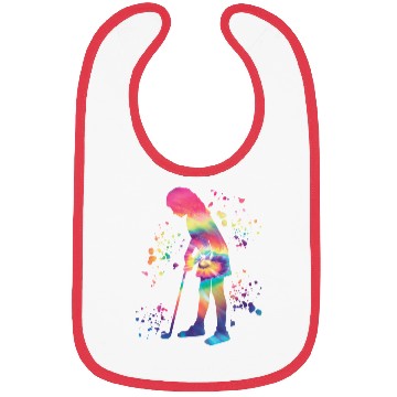 Discover Golfer Colorsplash Kids Miniature Golf Bibs
