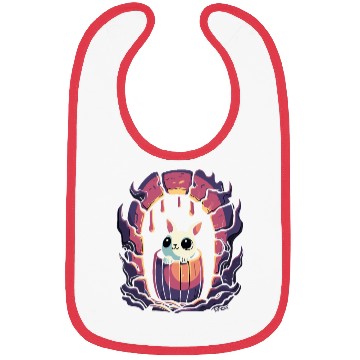Discover Cute Dungeon Bunny in a Barrel Bibs