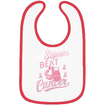 Discover My Stepmom Beat Cancer Breast Cancer Awareness Bibs