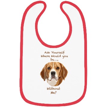 Discover Beagle dog Ask Yourself Bibs