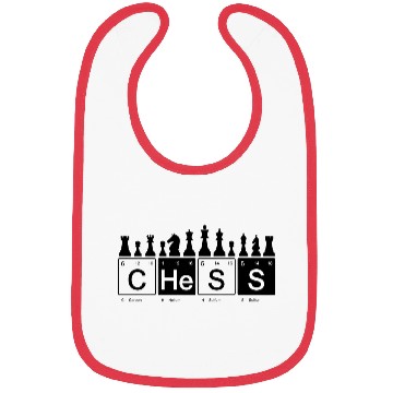 Discover Periodic Table Chess Chessboard for Science lovers Bibs