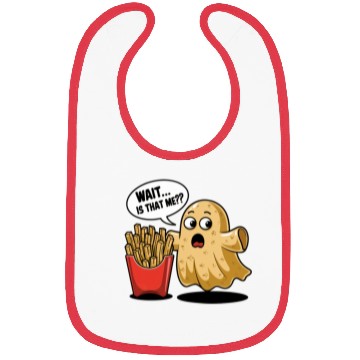Discover Potato Ghost Afterlife Fries Surprise Bibs