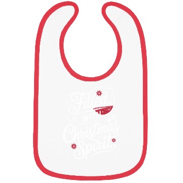 Discover Filled With Christmas Spirit Festive Wine Bibs