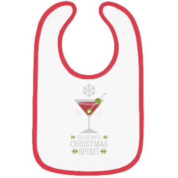 Discover Filled With Christmas Spirit Festive Cocktail Bibs