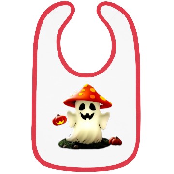 Discover Mushrooms and pumpkins for Halloween Bibs