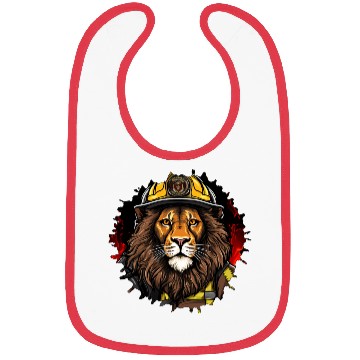 Discover Lion Firefighter Bibs