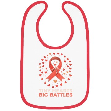 Discover CHD Awareness Tiny Hearts, Big Battles Bibs