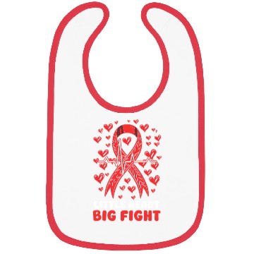 Discover CHD Awareness Little Heart, Big Fight Bibs