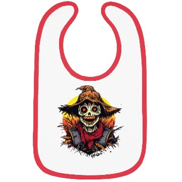 Discover Cartoon Horror Scarecrow Bibs