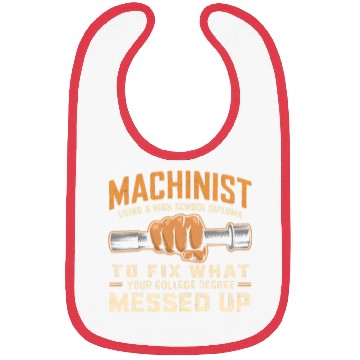 Discover Machinist Using A High School Diploma Bibs