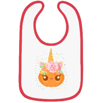 Discover Cute Unicorn Pumpkin: Fall Festivity Delight Bibs