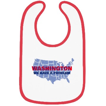 Discover Washington We Have A Problem Bibs