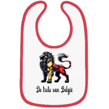 Discover Belgium lion flag design Bibs