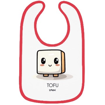 Discover Cute Chibi Kawaii Tofu Bibs