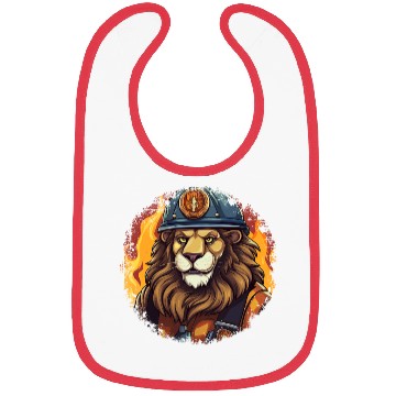 Discover Lion Firefighter Bibs