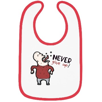 Discover Never Give Up Bibs