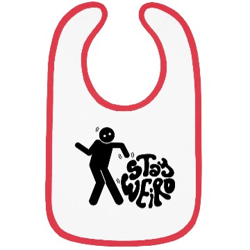 Discover Stay Weird Bibs