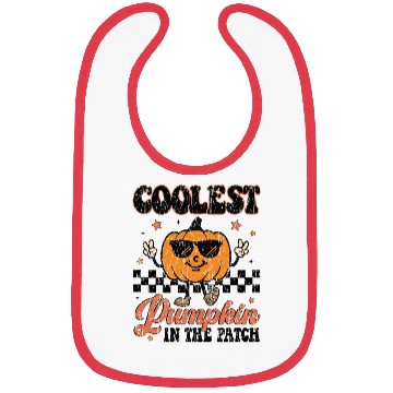Discover Coolest Pumpkin in Town: Spooky Season Style Bibs
