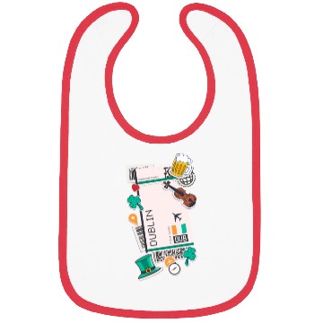 Discover Dublin Ireland Irish Flag Bibs