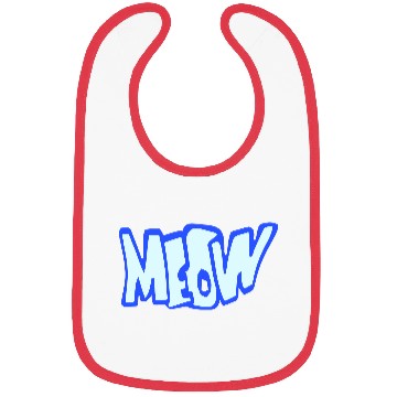 Discover Funny Meow Cat Cartoon Text Quote Comic Letters Bibs