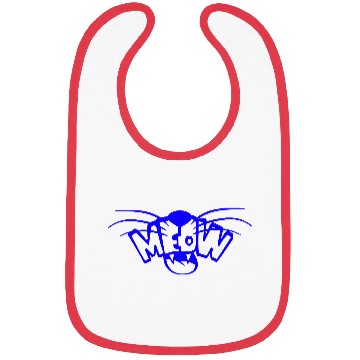 Discover Funny Meow Cat Cartoon Text Quote Comic Letters Bibs