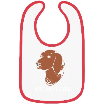 Discover Best Dog Ever GSP Lover German Shorthaired Pointer Bibs