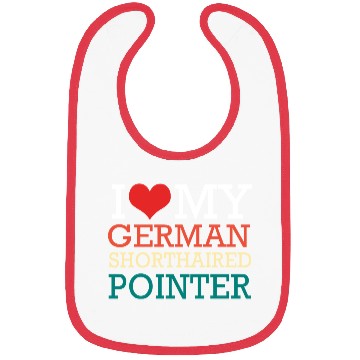 Discover GSP Owner I Love My German Shorthaired Pointer Bibs