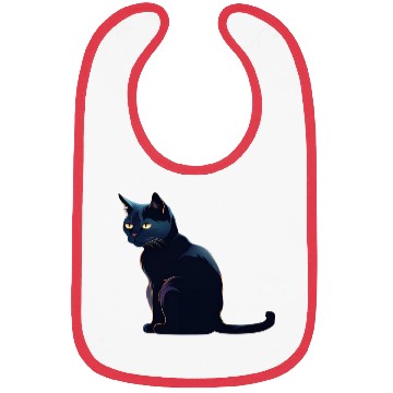 Discover A Black Cat Bibs