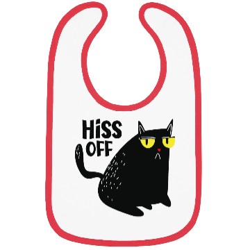 Discover hiss off cat Bibs