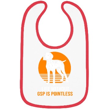 Discover GSP Mom Dog Lovers German Shorthaired Pointer Dog Bibs