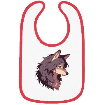 Discover Wolf with a Wild Heart Bibs