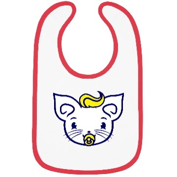 Discover Baby Cat Cute Pacifier Kitten Toddler Child Face Bibs