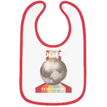 Discover Never Forget Planet Pluto Bibs