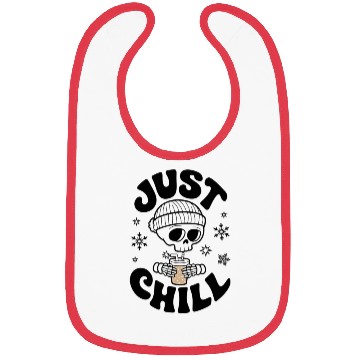 Discover Cute Just Chill Skull Winter Season Lovers Bibs