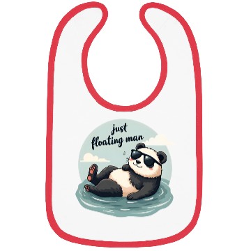 Discover Cute Panda with Sunglasses Bibs