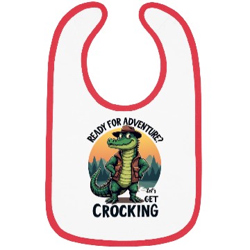 Discover Ready for Adventure? Let's Get Crocking! Bibs