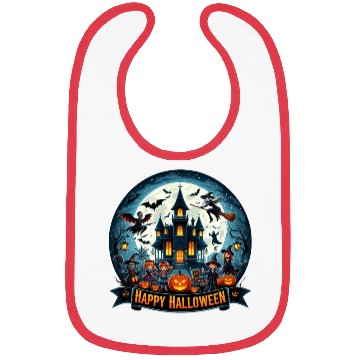 Discover Happy halloween Bibs