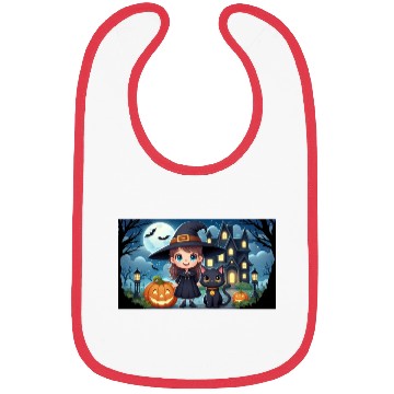 Discover Halloween night Bibs