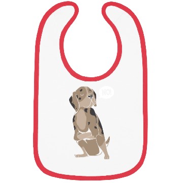 Discover Cute Dog Saying No Catahoula Leopard Dog Bibs