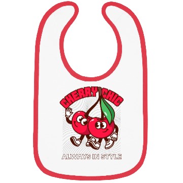 Discover Cherry Chic - Always in Style with a Fun Twist Bibs