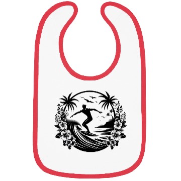 Discover Tropical Surf Vibes Bibs