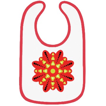 Discover Vibrant Floral Mandala Design Bibs