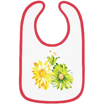 Discover Vibrant Tropical Flower Pattern Bibs