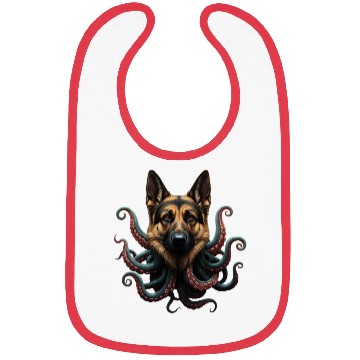 Discover GERMAN SHEPHERD KRAKEN: DEEP SEA DEFENDER Bibs