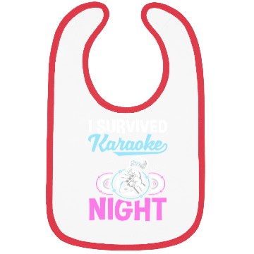 Discover I Survived The Karaoke Night Bibs
